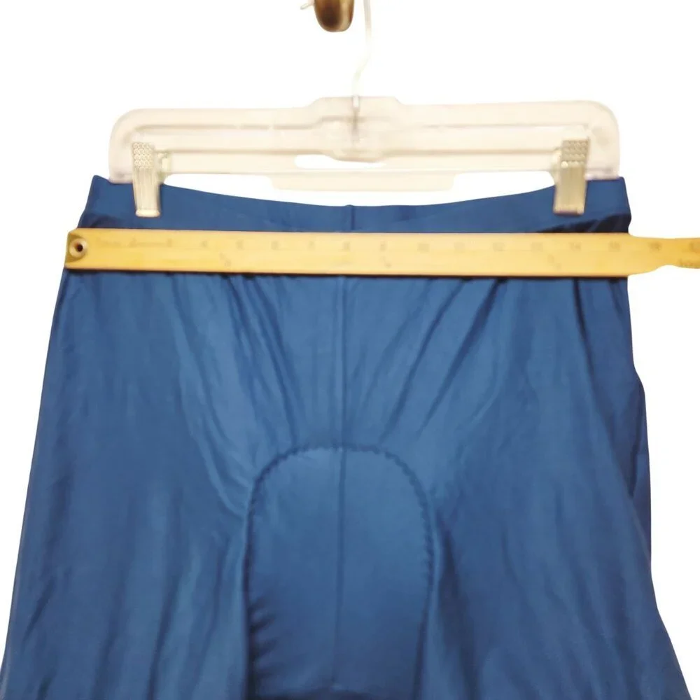 Mens Size XXL Blue Padded Cycling Shorts Breathable & Comfortable